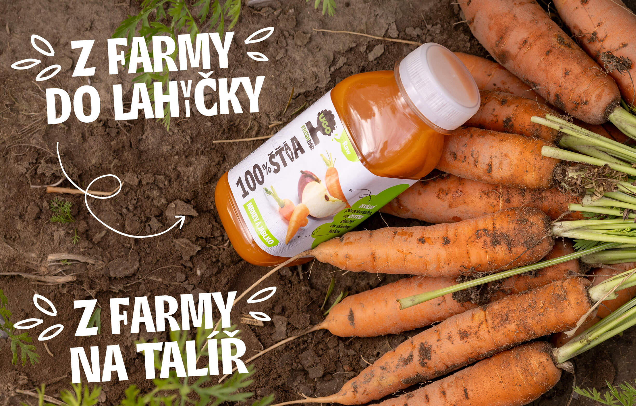 Z farmy do lahvičky, z farmy na tal&iacute;ř